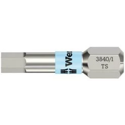 Embout Inox 1/4" DIN3126C6,3 Six Pans Femelle 2x25mm Wera 1 PCS