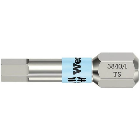 Embout Inox 1/4" DIN3126C6,3 Six Pans Femelle 2x25mm Wera 1 PCS 1 Embout Inox 1/4" DIN3126C6,3 Six Pans Femelle 2x25mm Wera 1 PCS