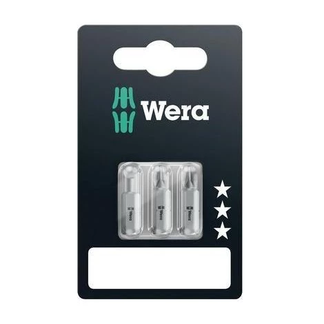 EMBOUT POUR VIS À FENTE WERA 05073303001 ACIER À OUTILS ALLIÉ, EXTRA-RIGIDE FORME: D 6.3 3 PC(S) 1 EMBOUT POUR VIS À FENTE WERA 05073303001 ACIER À OUTILS ALLIÉ, EXTRA-RIGIDE FORME: D 6.3 3 PC(S)