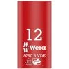 WERA 05004956001 DOUILLE ZYKLOP VDE 8790 B ISOLÉE, ROUGE, 12