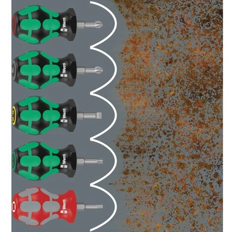 Wera Stubby Set 3 Jeu De Tournevis 5 Pièces 4 Wera Stubby Set 3 Jeu De Tournevis 5 Pièces – Image 4