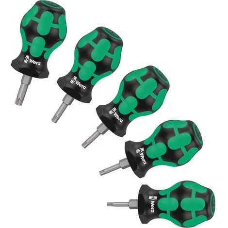 Wera Stubby Set TX 1 Pour Latelier Jeu De Tournevis 5 Pièces 1 Wera Stubby Set TX 1 Pour Latelier Jeu De Tournevis 5 Pièces
