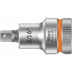 Wera Douille-embout Zyklop Pour Vis à Six Pans Creux, à Emmanchement 3/8 Avec Fonction De Retenue 8740 B HF, 3/16" - 05003085001