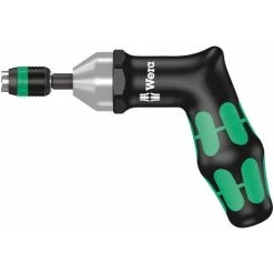 Wera Kraftform Manche Pistolet, Tournevis Dynamométrique à Couple Préréglé (3,0-8,8 Nm) Avec Mandrin à Serrage Rapide Rapidaptor Série 7400 - 05074728010