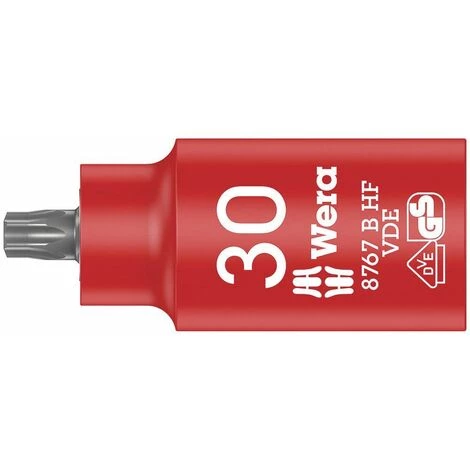 Wera TORX HF Douille-embout Zyklop, Isolée, à Emmanchement 3/8" Avec Fonction De Retenue 8767 B VDE - 05004923001 1 Wera TORX HF Douille-embout Zyklop, Isolée, à Emmanchement 3/8" Avec Fonction De Retenue 8767 B VDE - 05004923001