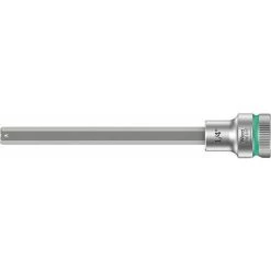 Wera Douille-embout Zyklop Pour Vis à Six Pans Creux, à Emmanchement 3/8 Avec Fonction De Retenue 8740 B HF, 1/4" - 05003090001