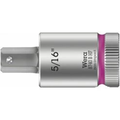 Wera Douille-embout Zyklop Pour Vis à Six Pans Creux, à Emmanchement 3/8 Avec Fonction De Retenue 8740 B HF, 5/16" - 05003091001