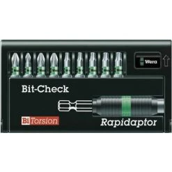 Wera Rapidaptor SB Embouts 8767-9/bTZ Coffret D'embouts Bit Check-coffret 10 Pièces 05073418001