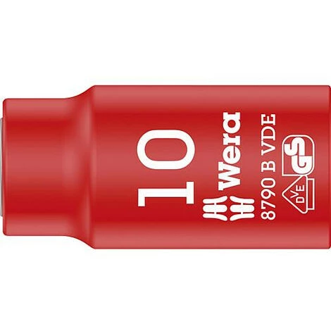 Cle A Cliquet WERA 8790 B VDE Ouverture De Cle 10,0mm Traction 9,52mm (3/8") 1 Cle A Cliquet WERA 8790 B VDE Ouverture De Cle 10,0mm Traction 9,52mm (3/8")