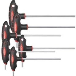 WERA Kit Cle Allen GEDORE Red 6 Pieces, Poignee T Six Pans Creux