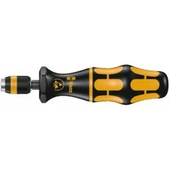 Wera 7460 Kraftform ESD, Tournevis Dynamométrique à Couple Préréglé Avec Mandrin à Serrage Rapide Rapidaptor, 1/4 Pouce, 0.3 - 1.2 Nm - 05074840001