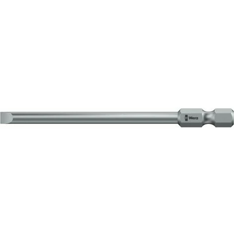 Embout Pour Vis à Tête Fendue 4 Mm Wera 05059480001 Acier à Outils Extra-rigide, Allié Forme (embouts): F 6.3 1 Pc(s) 1 Embout Pour Vis à Tête Fendue 4 Mm Wera 05059480001 Acier à Outils Extra-rigide, Allié Forme (embouts): F 6.3 1 Pc(s)