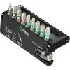 Wera BC 10/9 05071110001 Jeu Dembouts 10 Pièces Vis à Fente, Cruciforme Phillips, Vis Pozidriv, TORX® Intérieur