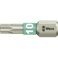 Embout Torx T 10 Wera 05071032001 Acier Inoxydable Forme (embouts): D 6.3 1 Pc(s)