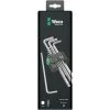 Wera 950 PKL/9 SM N SB 6 Pans Intérieurs Jeu De Clés Mâles Coudées 9 Pièces