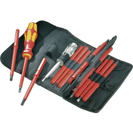 Wera KK VDE 60 I/65 I/67 I/16 VDE Lots De Lames De Rechange 16 Pièces Vis à Fente, Cruciforme Phillips, Vis Pozidriv, T 2 Wera KK VDE 60 I/65 I/67 I/16 VDE Lots De Lames De Rechange 16 Pièces Vis à Fente, Cruciforme Phillips, Vis Pozidriv, T – Image 2