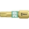 Embout Torx T 20 Wera 05 066104 001 Acier à Outils Allié, Revêtement Diamanté Forme (embouts): D 6.3 1 Pc(s)