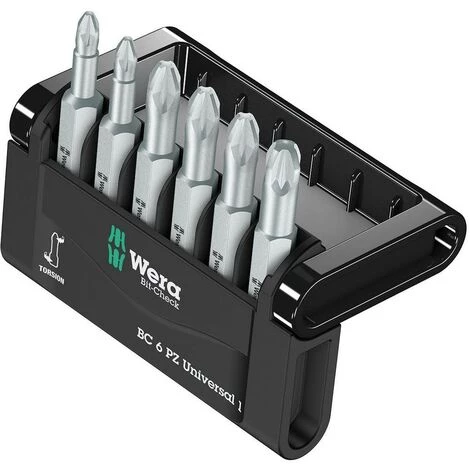 Wera Mini-Check PZ, 50 Mm 05056471001 Jeu Dembouts 6 Pièces Vis Pozidriv 1 Wera Mini-Check PZ, 50 Mm 05056471001 Jeu Dembouts 6 Pièces Vis Pozidriv