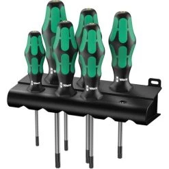 Wera 367/6 TORX® BO Pour Latelier Jeu De Tournevis 6 Pièces Tamper Resistant TORX® Profil