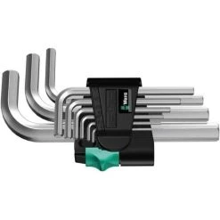 Wera 950/9 SM N 6 Pans Intérieurs Jeu De Clés Mâles Coudées 9 Pièces