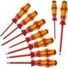 Wera 160i/162i/167i/9 VDE Jeu De Tournevis 9 Pièces Vis à Fente, Cruciforme Phillips, Vis Pozidriv, TORX® Intérieur