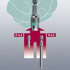 Wera 816 RA Manche Pour Embouts -Wera Soldes Boutique 50883765 4