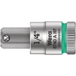 Wera 8740 A 05003388001 6 Pans Intérieurs Douille 1/4" 1/4" (6.3 Mm) X863051