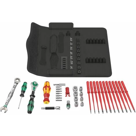 WERA Kraftform Compact W Imperial 1 Maintenance, Ensemble D'outils 35 Pièces 2 WERA Kraftform Compact W Imperial 1 Maintenance, Ensemble D'outils 35 Pièces – Image 2