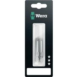 Embout Torx T 30 Wera 05073724001 Acier à Outils Allié, Extra-rigide Forme (embouts): F 6.3 2 Pc(s)