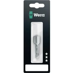 Embout à Emmanchement 7 Mm Wera 869/4 M 05073502001 Propulseur 1/4 (6.3 Mm) Sortie 6 Pans Extérieurs 50 Mm