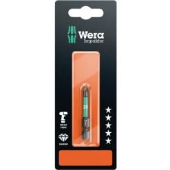 Embout Torx T 25 Wera 05073965001 Acier à Outils Allié, Revêtement Diamanté Forme (embouts): F 6.3 1 Pc(s)