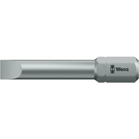 Embout Pour Vis à Tête Fendue 14 Mm Wera 05057250001 Acier à Outils Extra-rigide, Allié Forme (embouts): D 8 1 Pc(s) 1 Embout Pour Vis à Tête Fendue 14 Mm Wera 05057250001 Acier à Outils Extra-rigide, Allié Forme (embouts): D 8 1 Pc(s)
