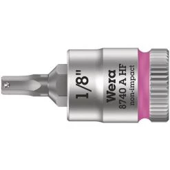 Wera 8740 A 05003383001 6 Pans Intérieurs Douille 1/8 1/4 (6.3 Mm)