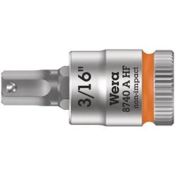 Wera 8740 A 05003386001 6 Pans Intérieurs Douille 3/16 1/4 (6.3 Mm)